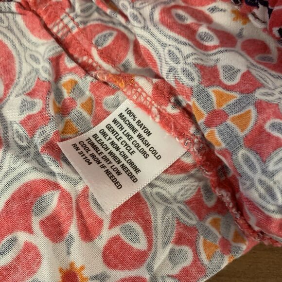 Crown & Ivy Shorts Womens Plus Size 3X Pull On Geometric Print Boho Casual Rayon - Picture 7 of 7